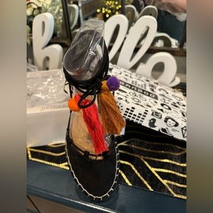 NIB Bamboo Maldives Thai ankle sandals espadrilles size 7.5